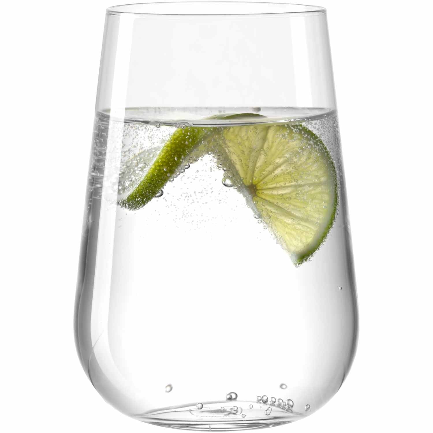 LEONARDO Trinkglas Paladino – 6er Set, 370 ml, Ø 7,8 cm, H 11,5 cm, Kristallglas, spülmaschinenfest