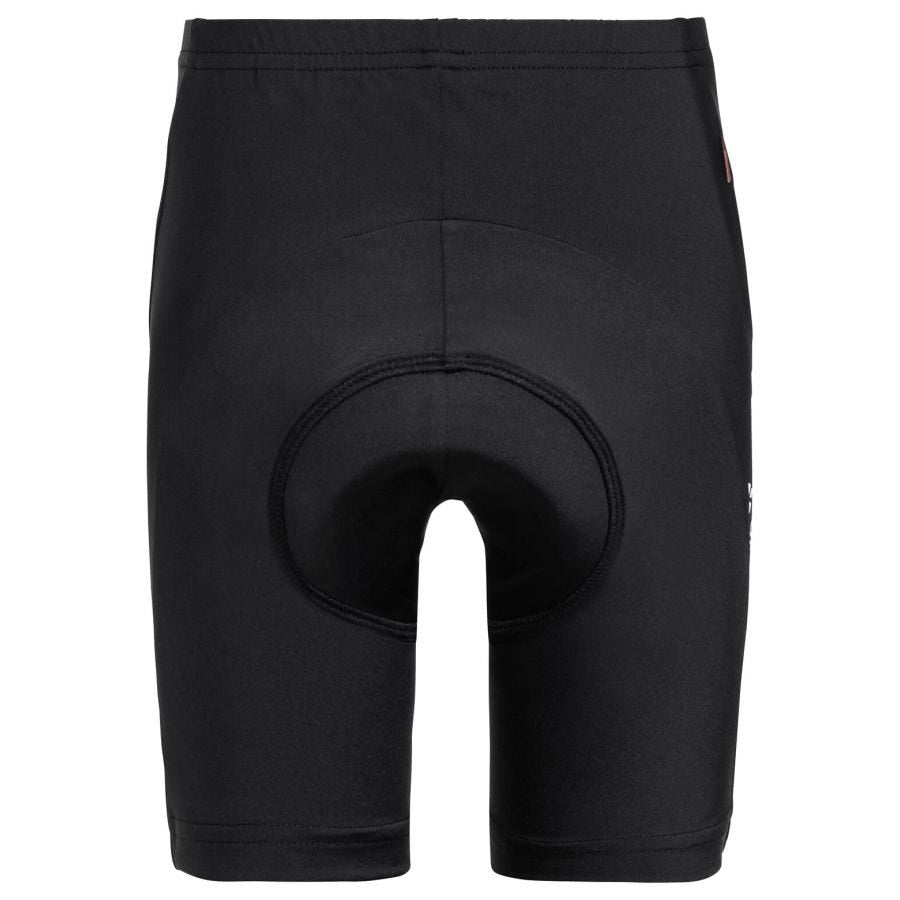 VAUDE Elmo VI Radhose – 134/140 – Schwarz, 74% Polyester (recycelt), 26% Elasthan, Slim Fit