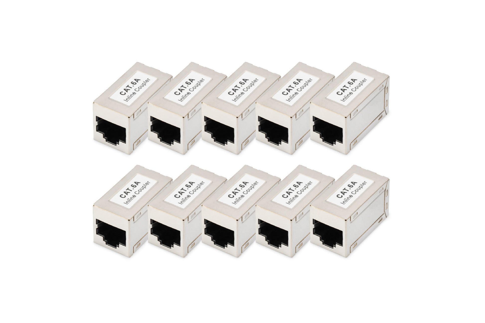 Digitus RJ-45 (Buchse) auf RJ-45 (Buchse) Adapter, Cat6e (Klasse D), voll geschirmt