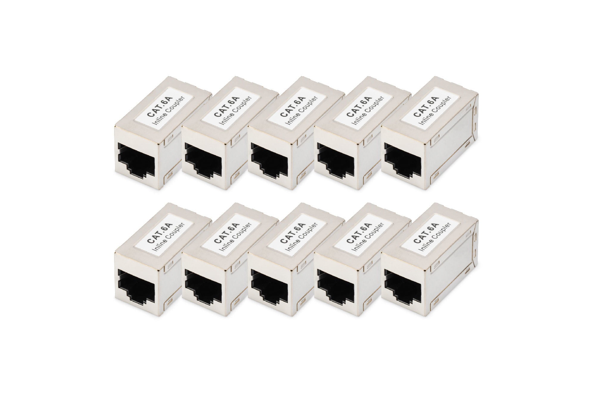 Digitus RJ-45 (Buchse) auf RJ-45 (Buchse) Adapter, Cat6e (Klasse D), voll geschirmt