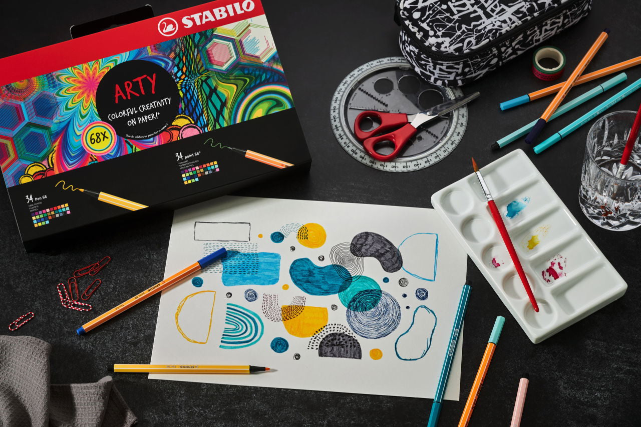 STABILO Filzstifte ARTY, 68 Farben