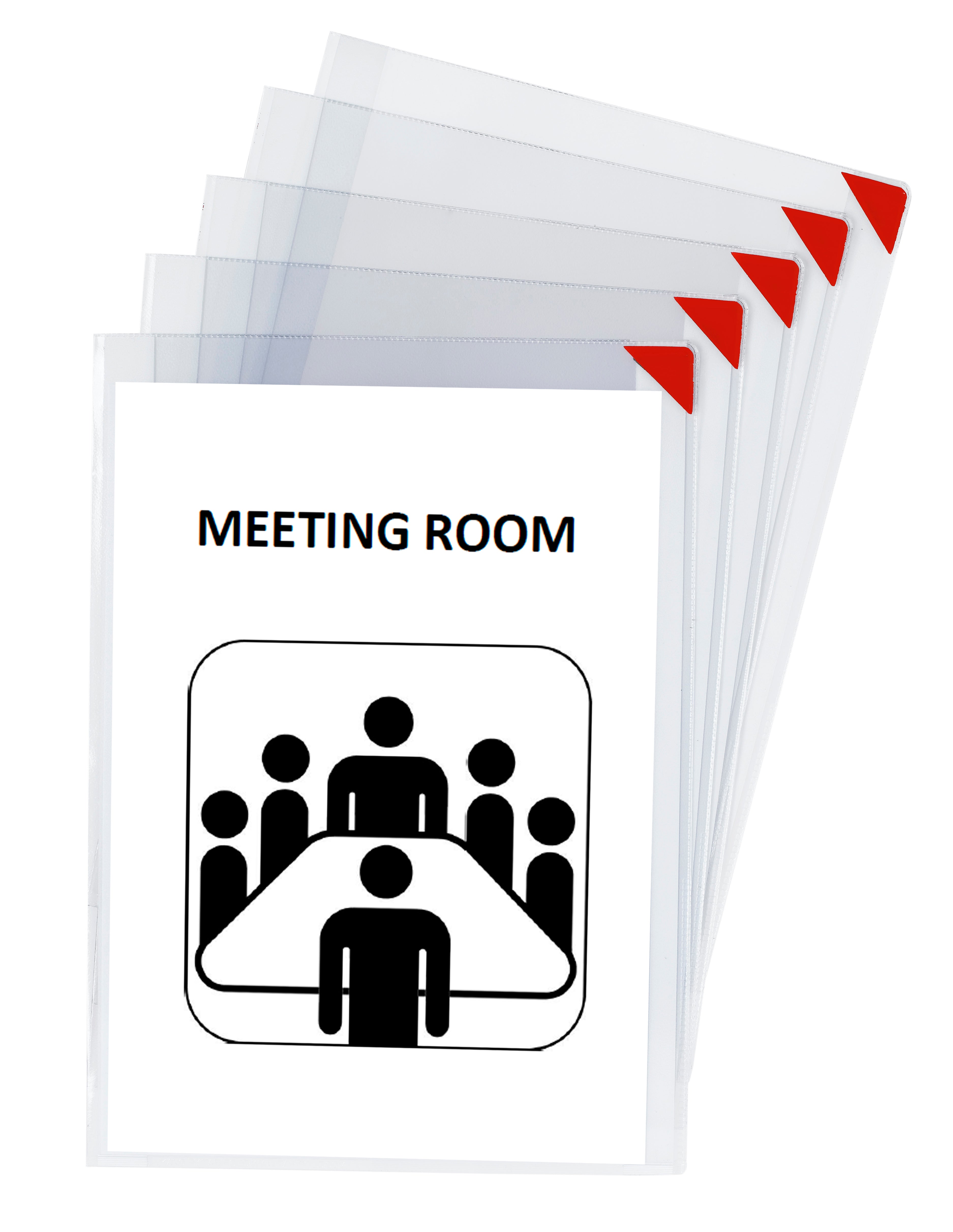 3L Plakattasche – für A3 – selbstklebend, Magnet-Ecke – entspiegelt – transparent – 325×480×5 mm – 2 Stk.