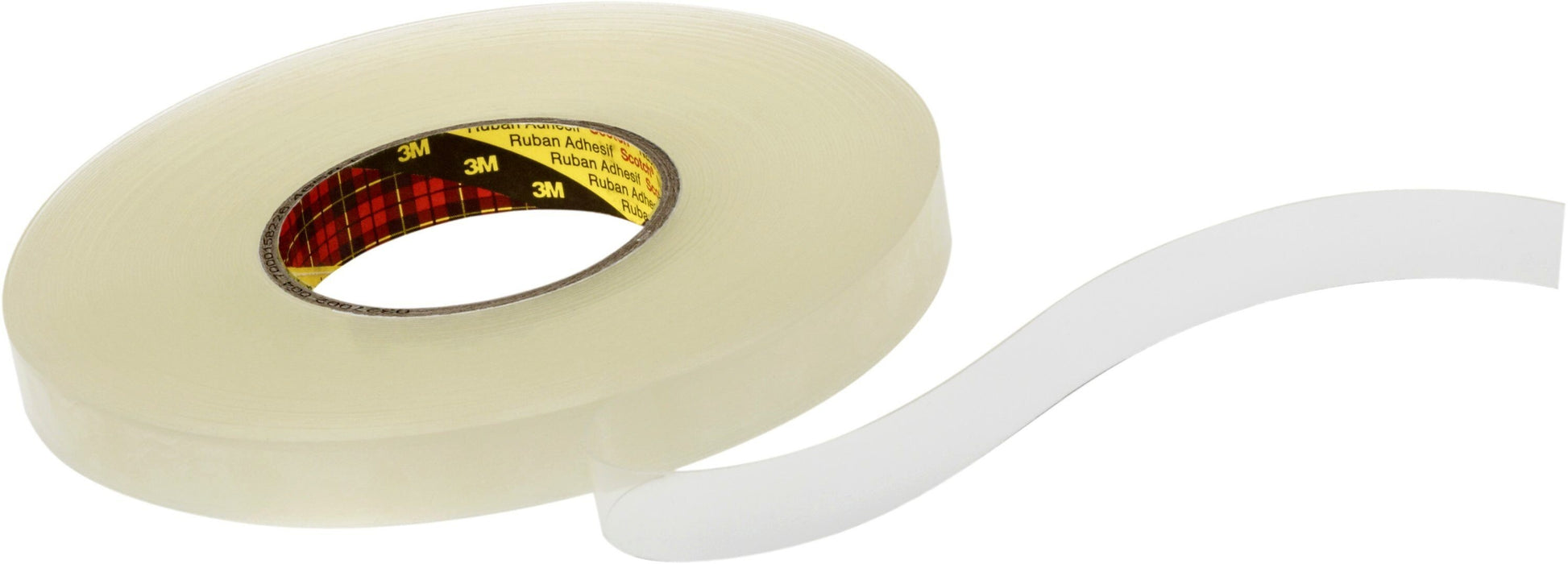 3M 4658F/19 Doppelseitiges Klebeband – 19 mm × 25 m, transparent, Acryl, wiederablösbar, UV-beständig