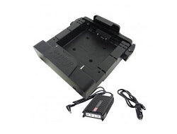 Gamber-Johnson Fahrzeug-Dock für Zebra ET50/55 10 – VESA 75x75, abschliessbar – Schwarz