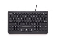 Gamber-Johnson 86K – Tastatur, einfarbige Beleuchtung (rot), mit Touchpad