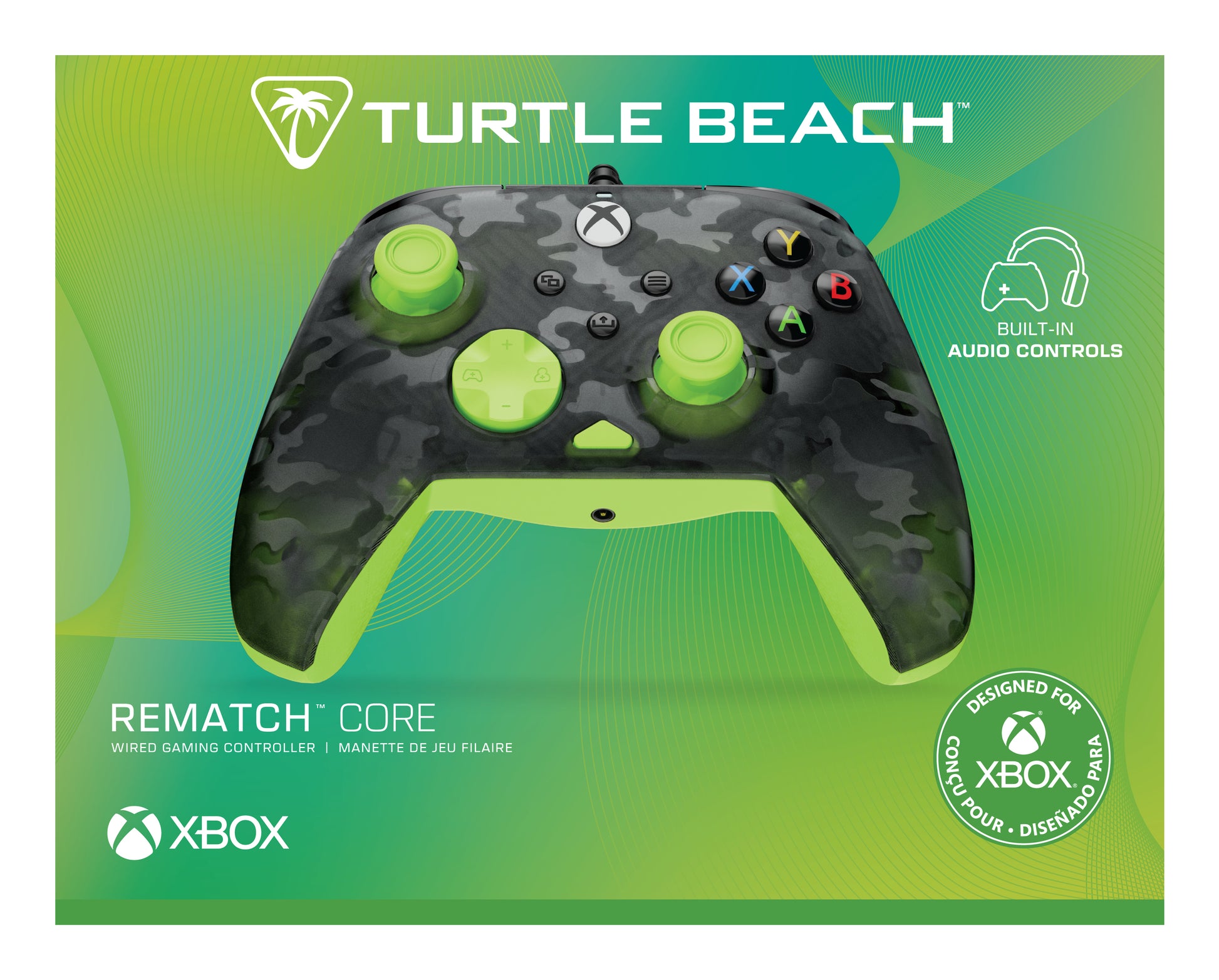 Turtle Beach Gamepad Rematch Core – für Xbox Series X/S, Xbox One, PC, USB-C