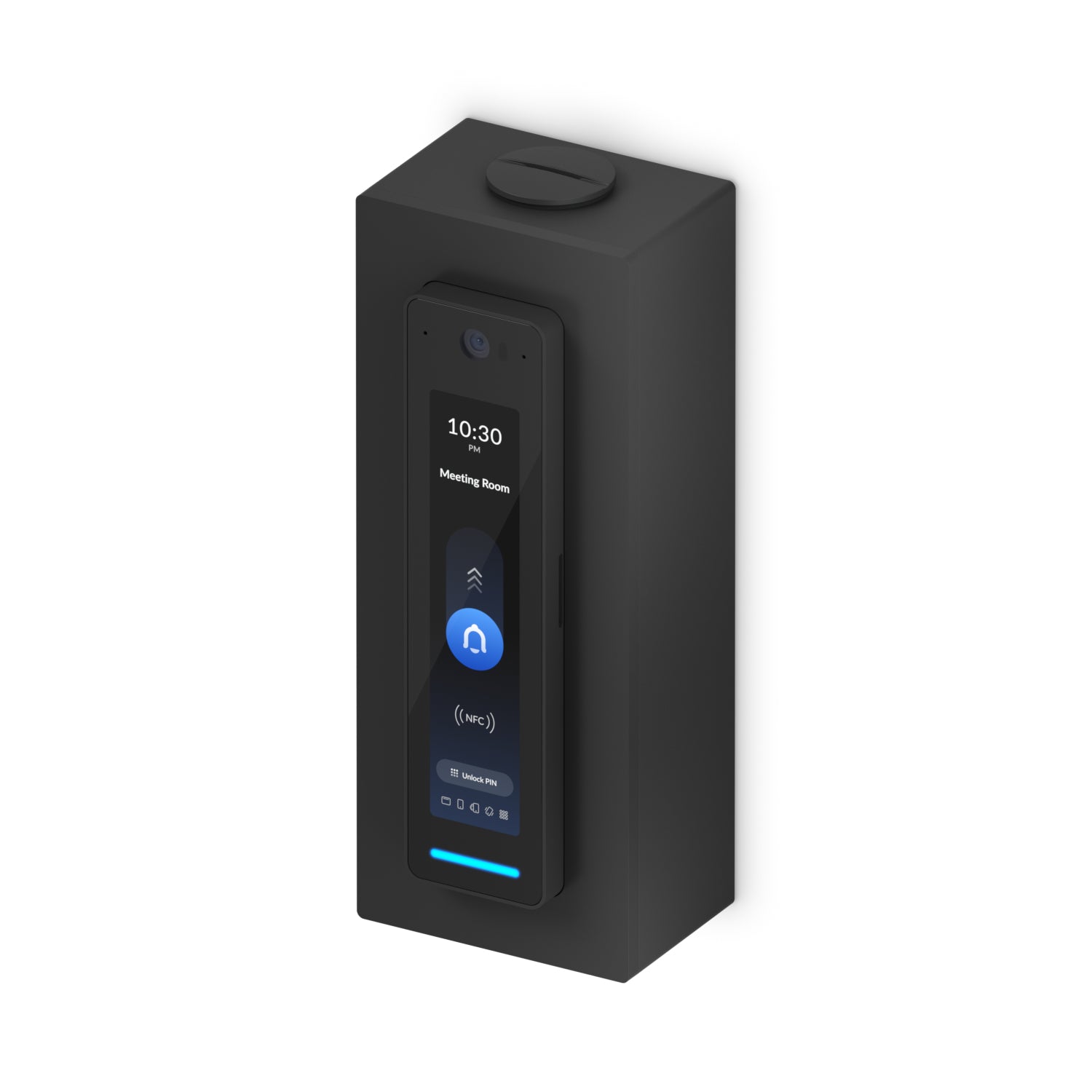 Ubiquiti Montagedose – Polycarbonat/Gummi/Schwamm, 77,8×48,6×205,4 mm, Schwarz