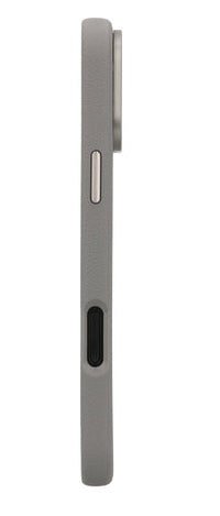 Valenta Backcover Style – für Apple iPhone 16 Pro Max – grau – Kunstleder