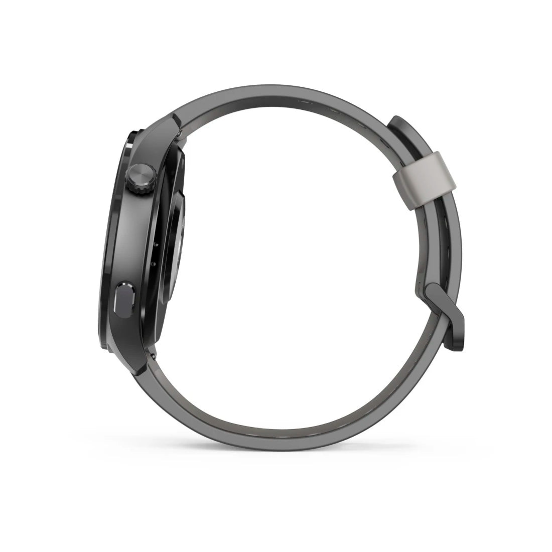 Hama 9000 52 mm GPS – Edelstahl Anthrazit, Sportarmband, 50 m, für Android und iPhone