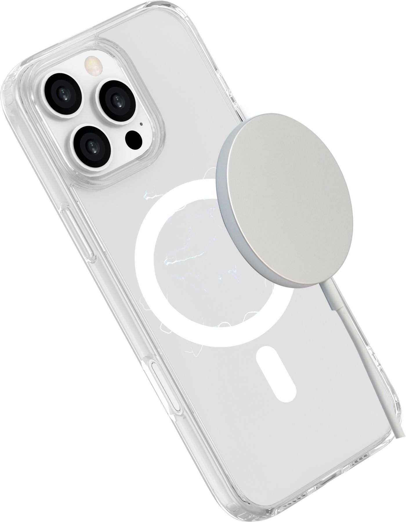 eSTUFF INFINITE OSLO Backcover – für Apple iPhone 16 Pro Max, MagSafe, PC+TPU, Transparent