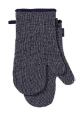 Ladelle Ofenhandschuhe 18 × 33 cm, Baumwolle/Polyester, Blau, 2 Stk.