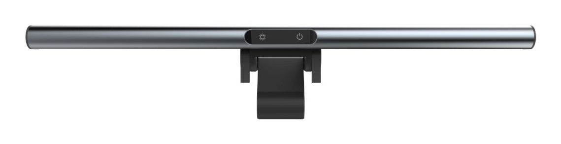 4smarts Monitor-Lichtleiste – 400 lm, 2800–5500 K, 3-Stufen-Dimmer, für Monitore 0,8–2,0 cm – Schwarz