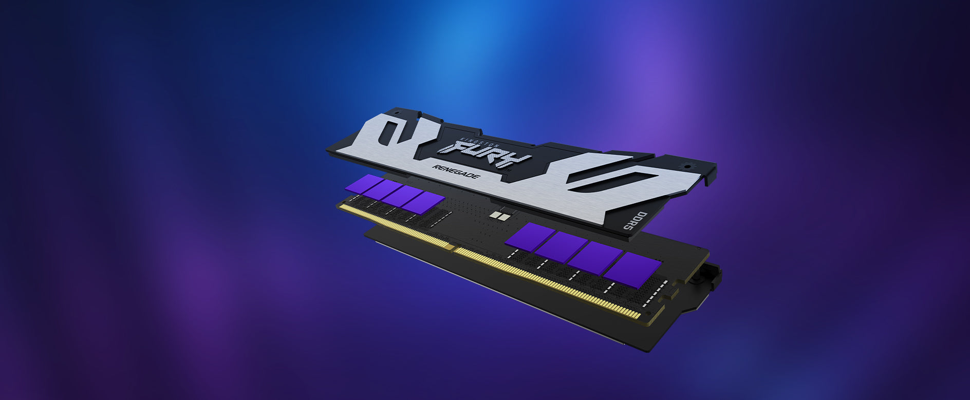 Kingston Technology Kingston FURY Renegade Silver – Arbeitsspeicher – 24 GB, DDR5, 8000 MT/s, CL38, 288‑pin DIMM