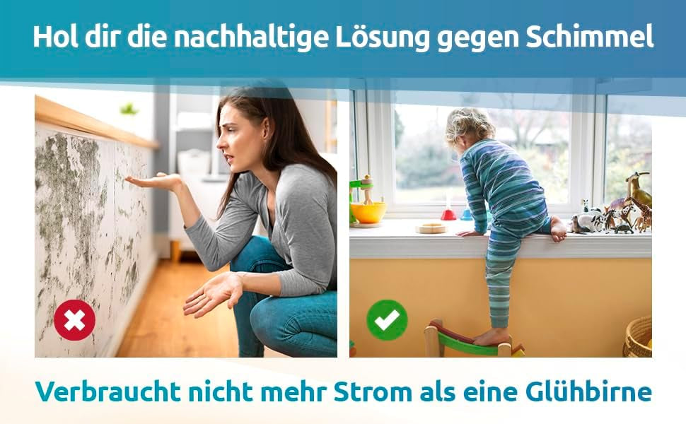 Technaxx Wand-Infrarotheizung zur Schimmelprävention, 55 W