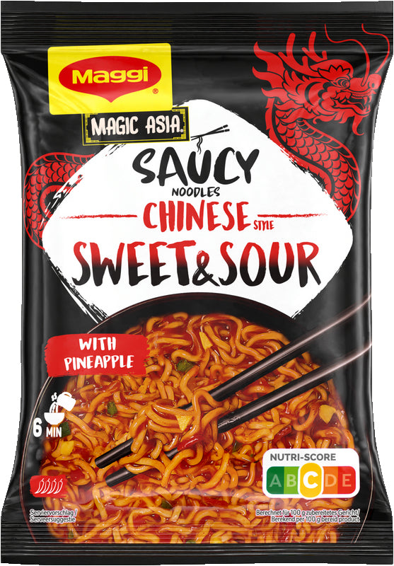 Maggi Magic Asia Instantnudeln süss-sauer Beutel – 128 g