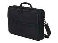 DICOTA Notebook-Tasche bis 14,1" – Abnehmbarer Schultergurt, Aus Recycelten Materialien – Schwarz