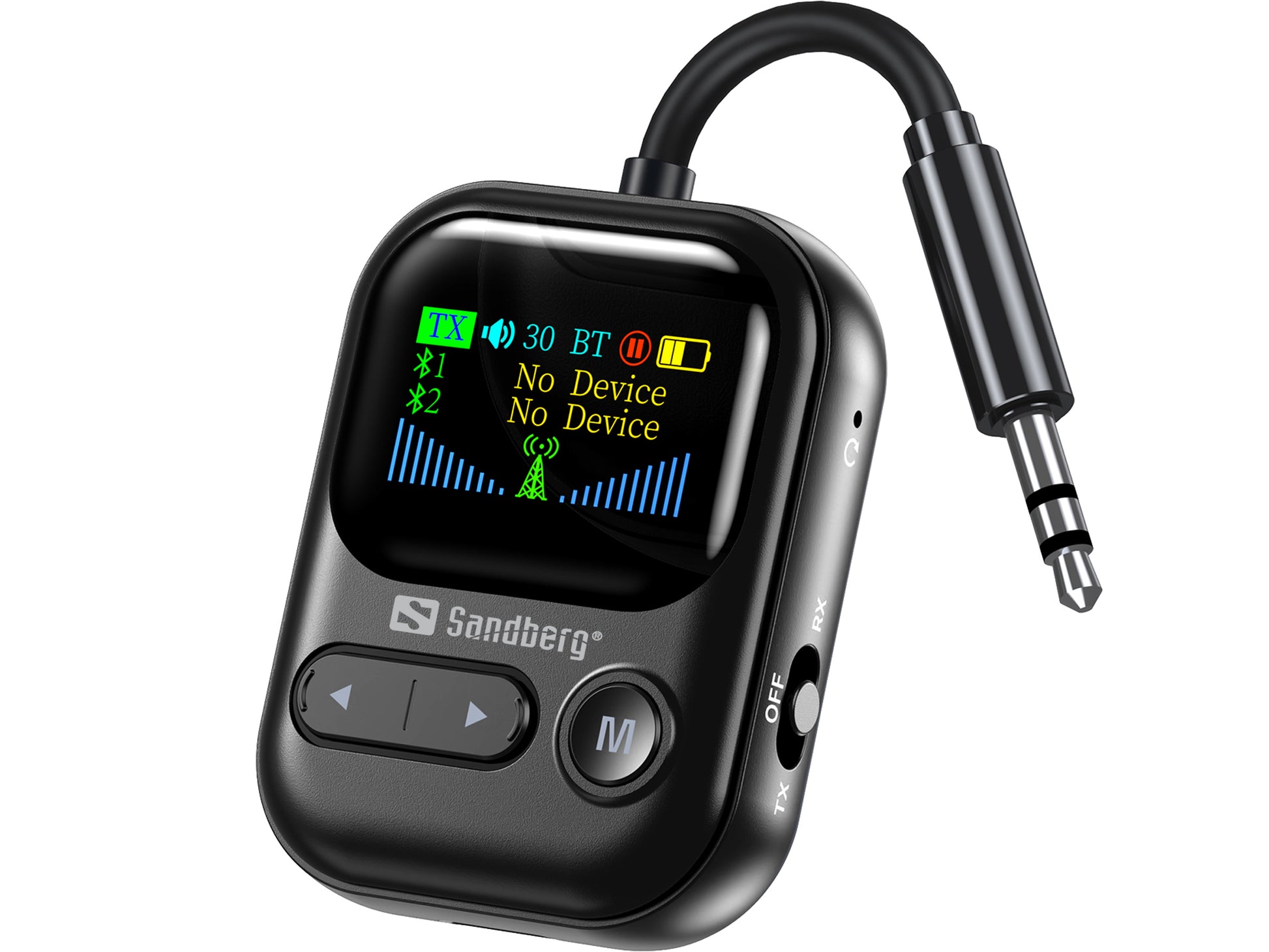 Sandberg BT Audio Link 2in1 TxRx Pro – Bluetooth Audio Adapter (Tx/Rx)