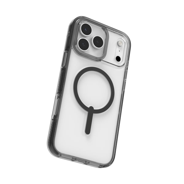 ZAGG Santa Cruz Snap Backcover – für Apple iPhone 17 Pro Max, Schwarz/Transparent, bis 4 m Sturzsicher