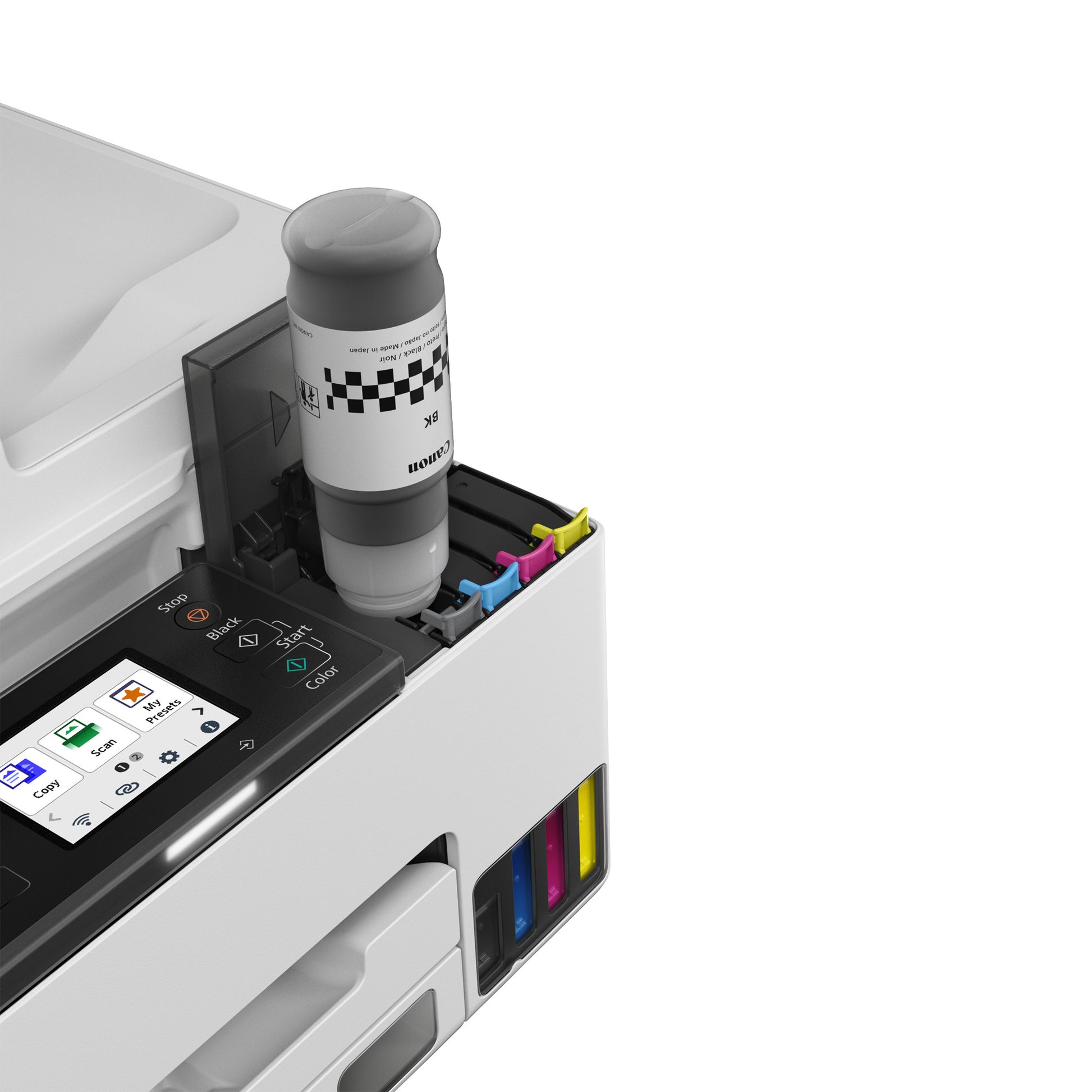 Canon MAXIFY GX2050 – Farbiges Tintenstrahl-MFP A4, 4-in-1 – USB – Duplex, ADF – 15 ppm S/W, 10 ppm Farbe