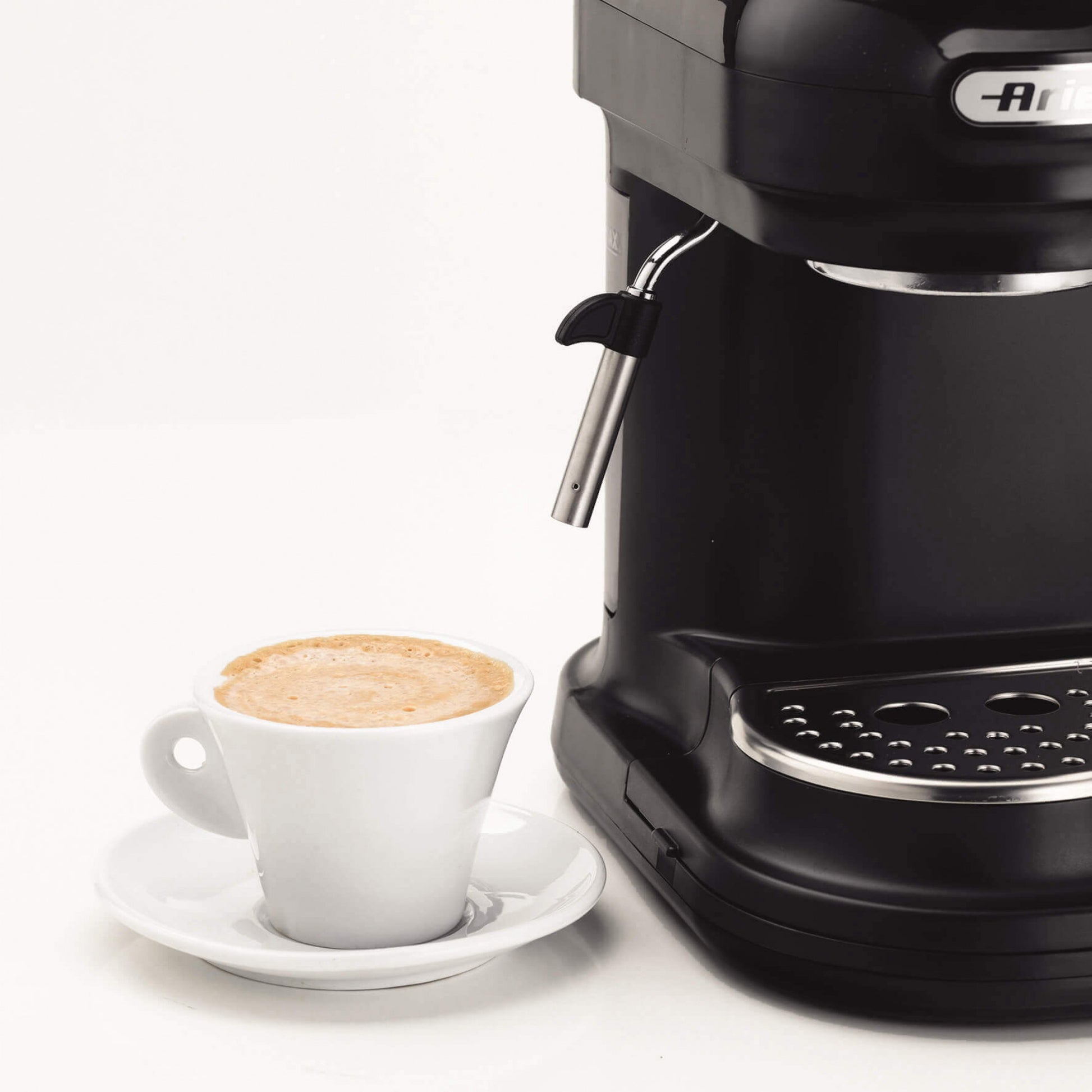 Ariete Espressomaschine ARI-1318-MOD-BK – 0,8 l Wassertank, 15 bar, 1080 W – Schwarz