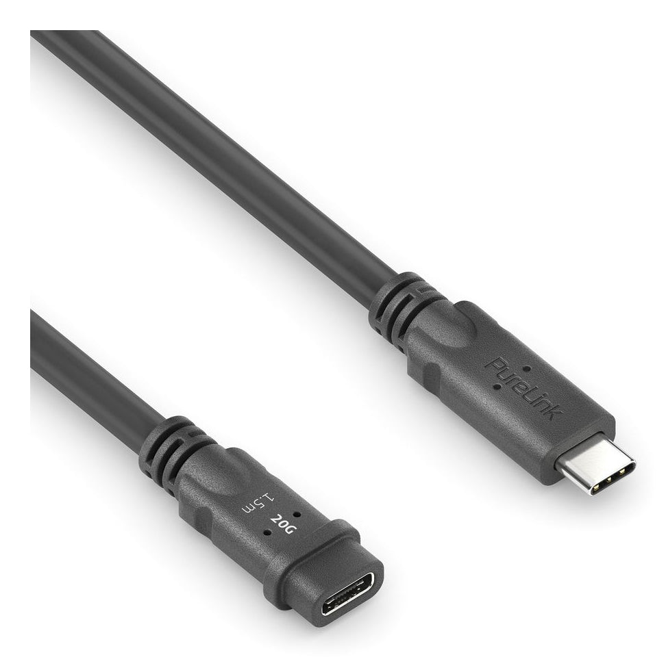PureLink USB-Kabel, USB-C zu USB-C, 1,5 m, USB4, Lade-/Datenkabel