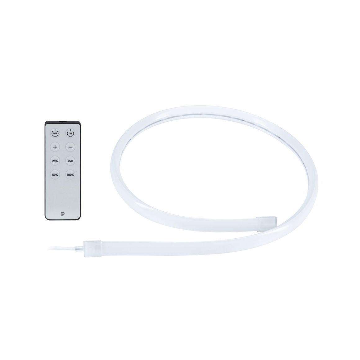 Paulmann LED-Strip SimpLED – 1 m, 660 lm, 4,5 W, 3000 K, dimmbar, weiss, inkl. Netzteil, Fernbedienung