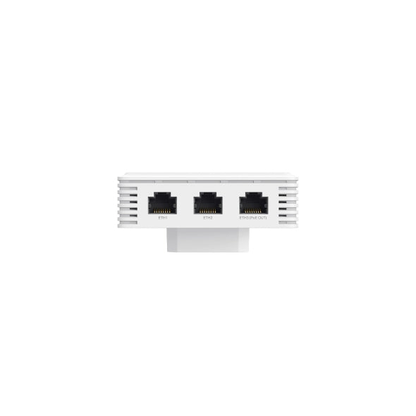 TP-Link EAP725-Wall Access Point – Wi-Fi 7, Dual-Band, 3× RJ-45 (2,5G/1G), PoE+, Wand