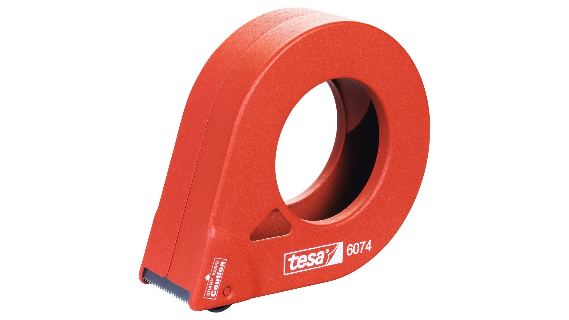 TESA Handabroller – für Klebeband bis 50 mm × 66 m, Metall