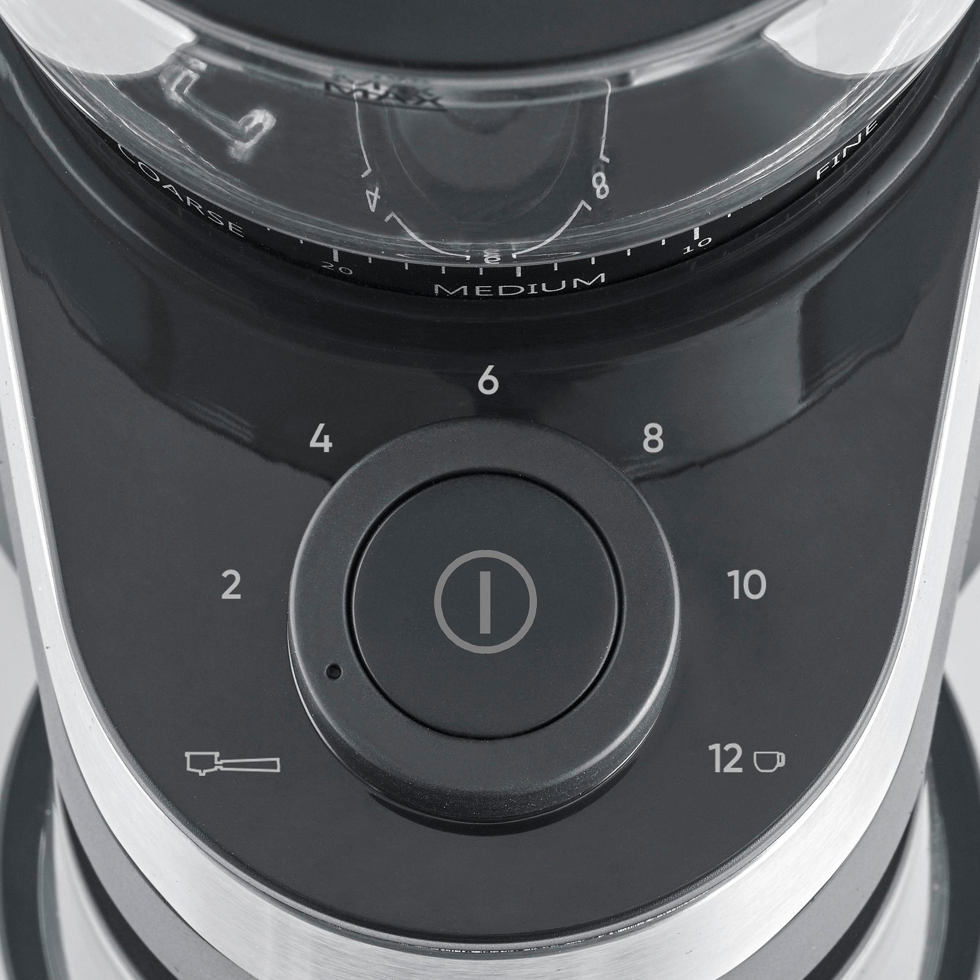 Severin Kaffeemühle KM3880 – 240 g, Scheibenmahlwerk, 140 W – Schwarz/Edelstahl