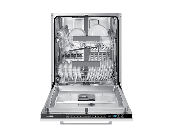 Samsung Einbau-Geschirrspüler DW60A6082BB/ET – 13 Massgedecke, 10,5 l pro Zyklus, 44 dB – Silber/Edelstahl