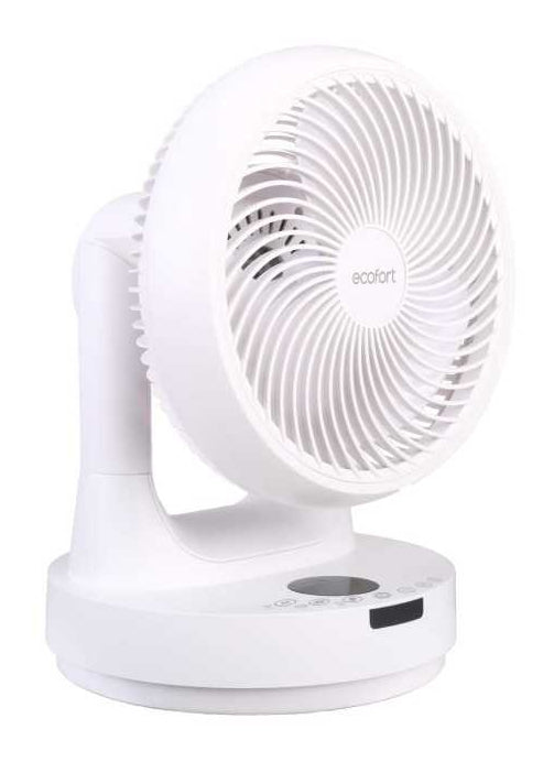 Ecofort Tischventilator ecoQ SilentAir Tavo – 25 cm, 8 Stufen, oszillierend, Fernbedienung, 30 W, 48 dB(A)