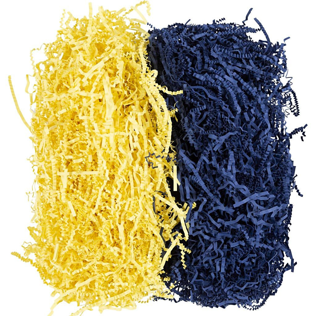Creativ Company Papierstreifen – 0,1 kg – 3 mm – Papier – Gelb – 1 Stück