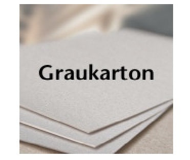 Papyrus Graukarton, 65 × 92 cm, grau, 900 g/m², 1,7 mm, 50 Bogen