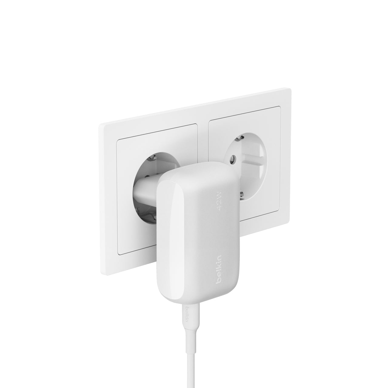 Belkin BOOSTCHARGE Netzteil – 42 W, 1× USB-C + 1× USB-A, PD, PPS