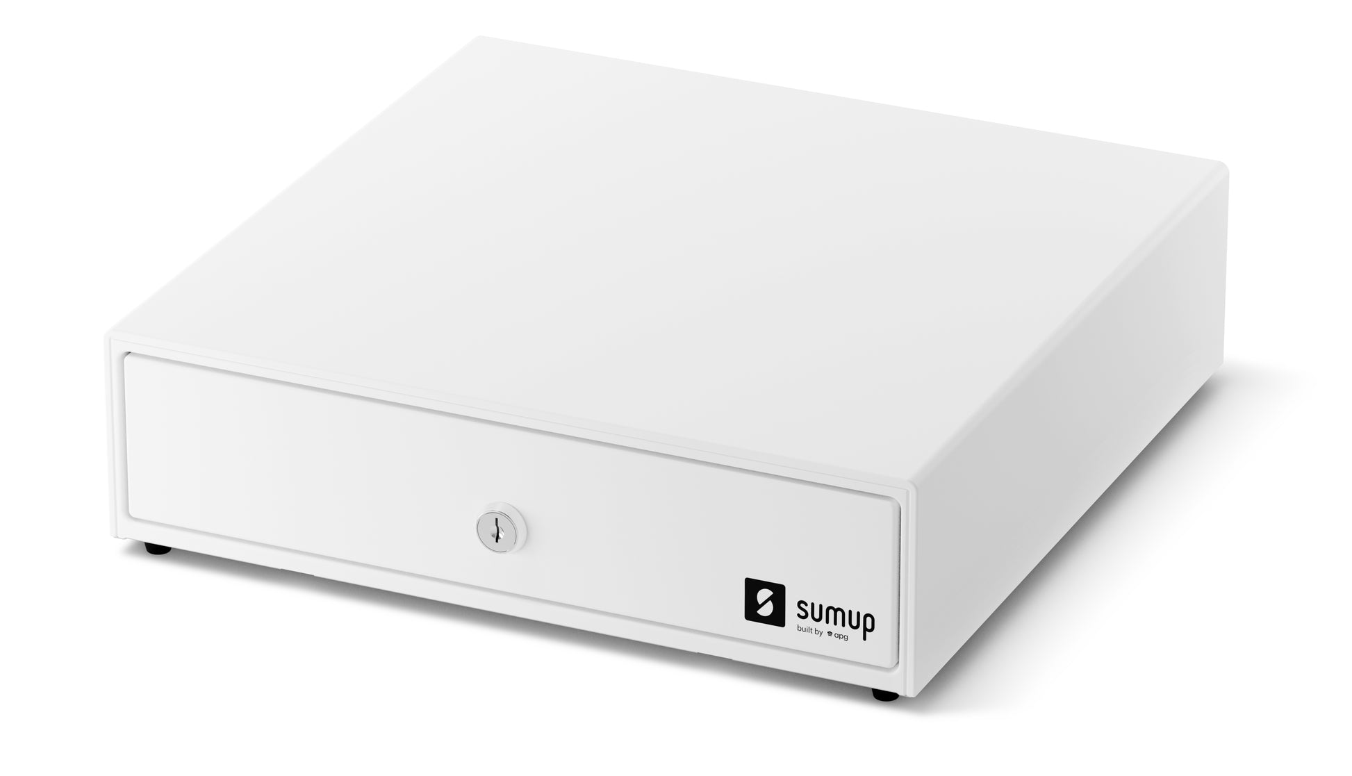SumUp SUM940608 – Kassenschublade, 5 Scheine/8 Münzen, 330 × 340 × 100 mm, Weiss, für SumUp POS Lite, Epson