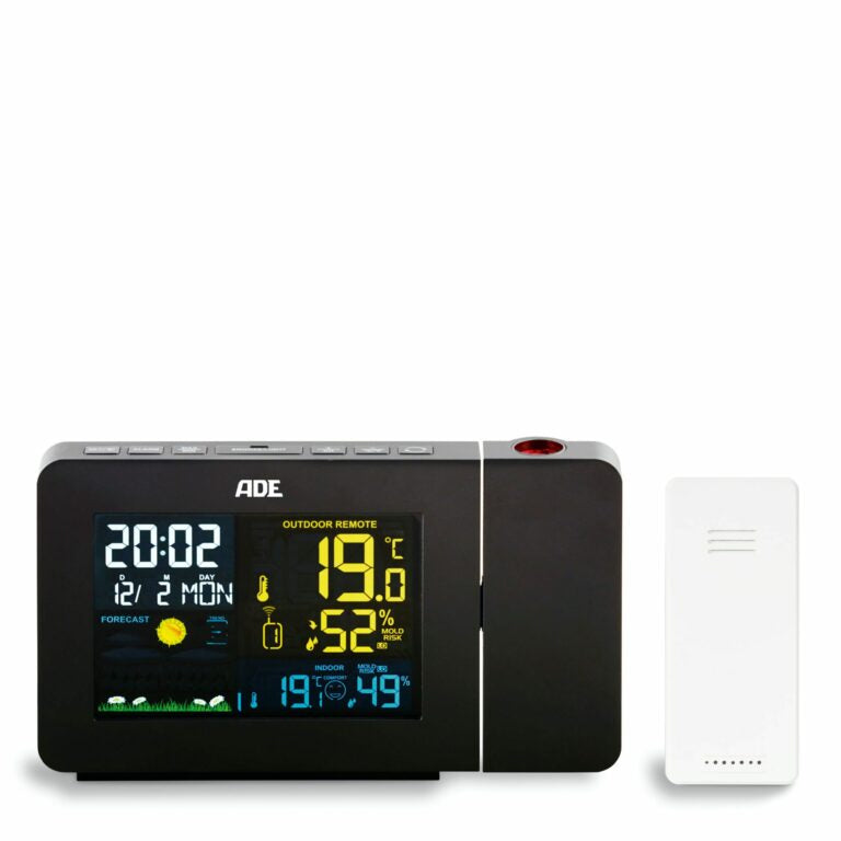 ADE WS1911 Temperatur-/Feuchtesensor – Kabellos, 0–50 °C, Innen/Aussen