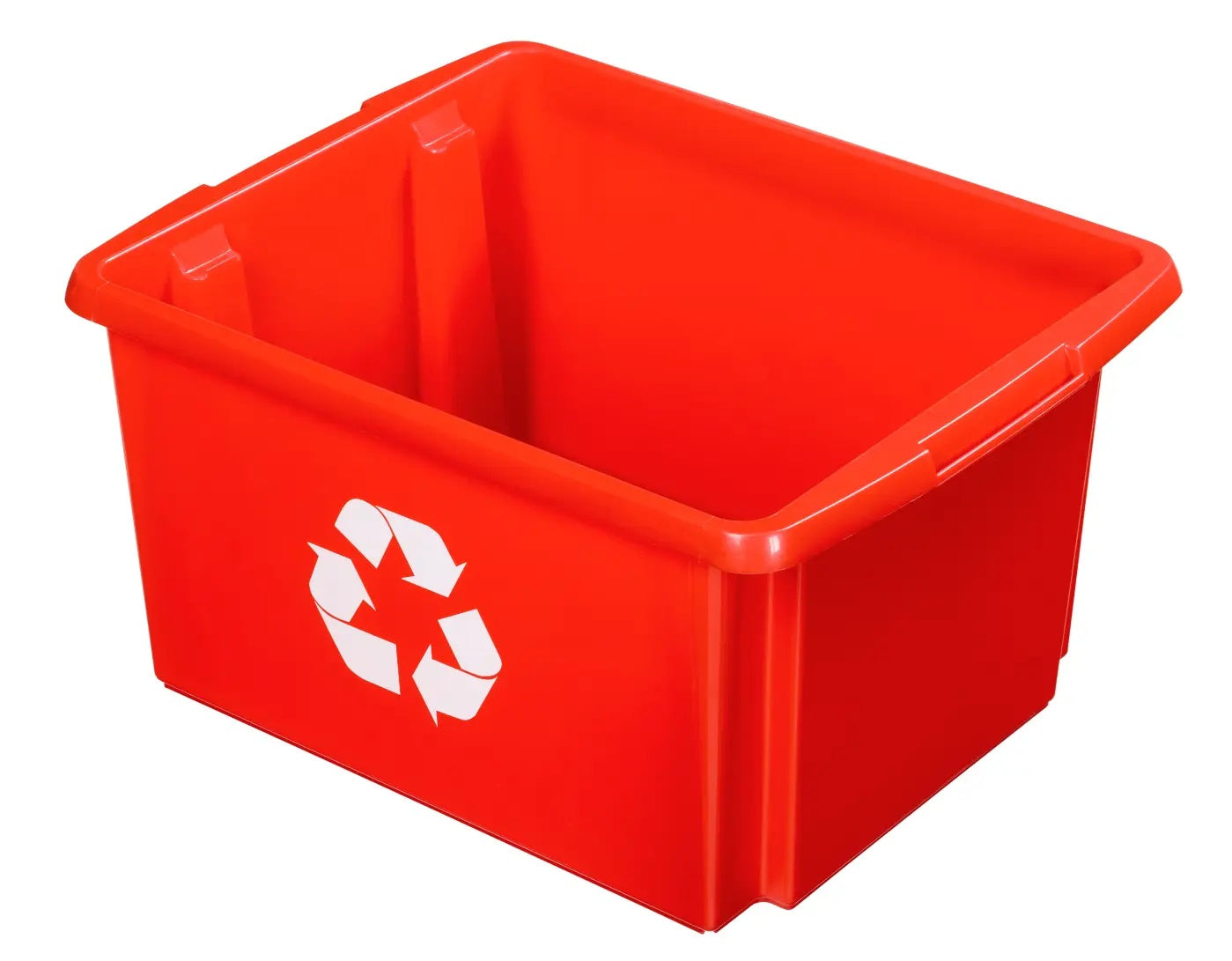 Sigma home Recyclingbox Nesta – 32 l – Kunststoff (PP), rechteckig – rot