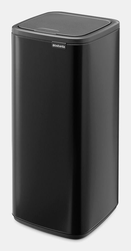 Brabantia Papierkorb – 30 l – Stahl, Schwarz matt – B × H 280 × 650 mm
