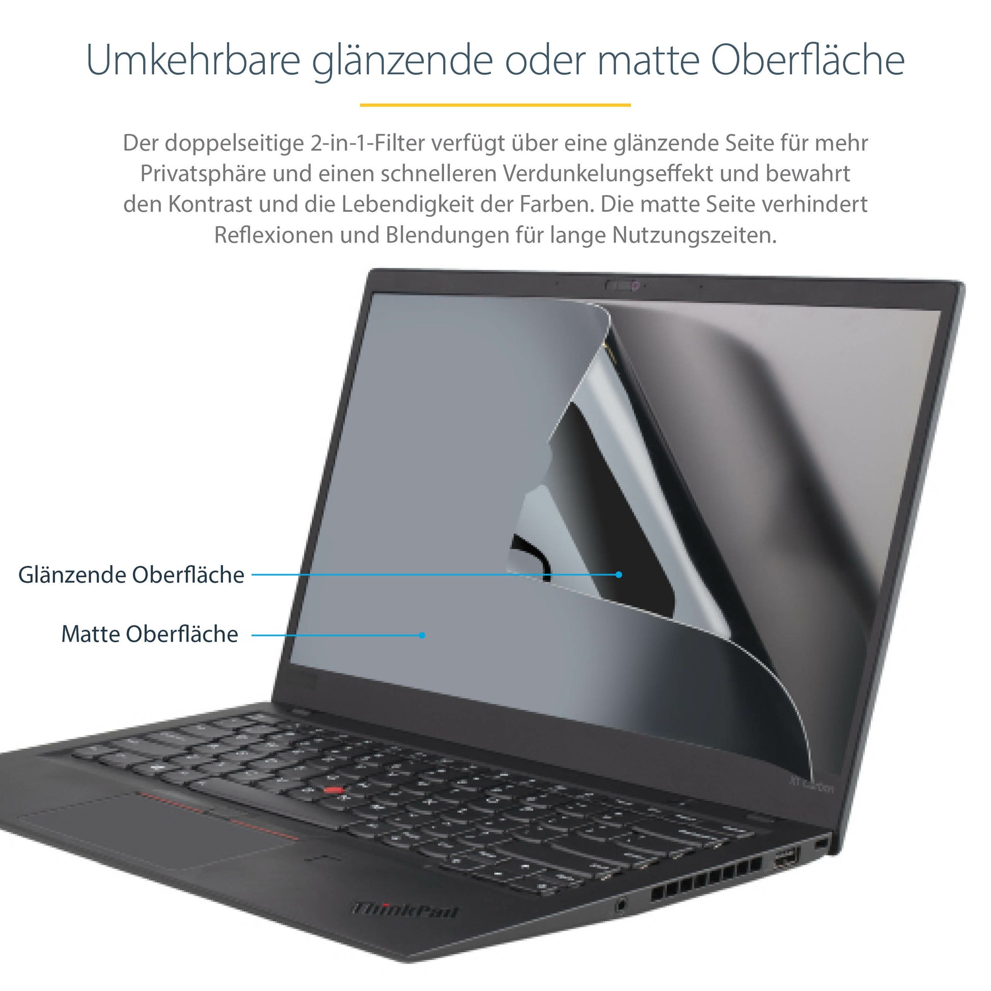 StarTech.com Displayschutz für 14" Laptop