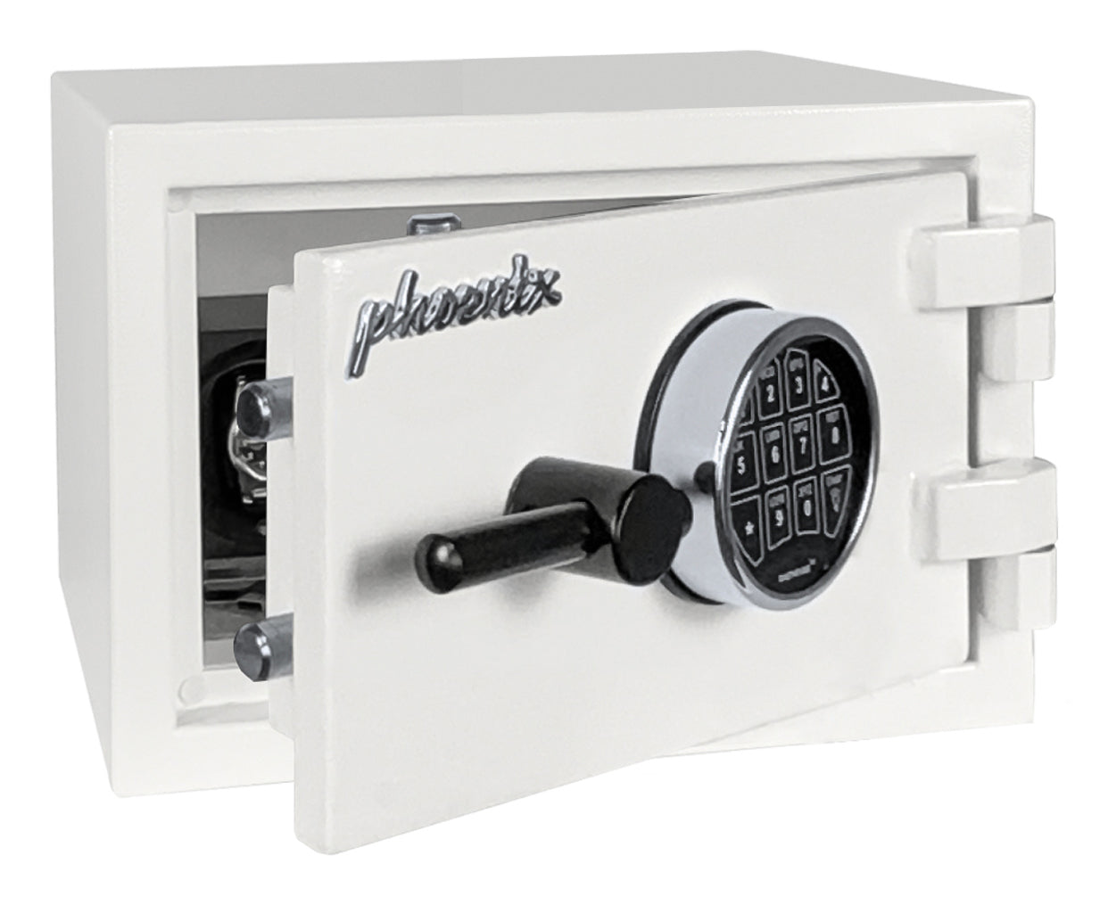 Phoenix Safe Co. Phoenix Tresor Fortress SS1451E – Elektronikschloss – 10 l – Bodenmontage – Weiss