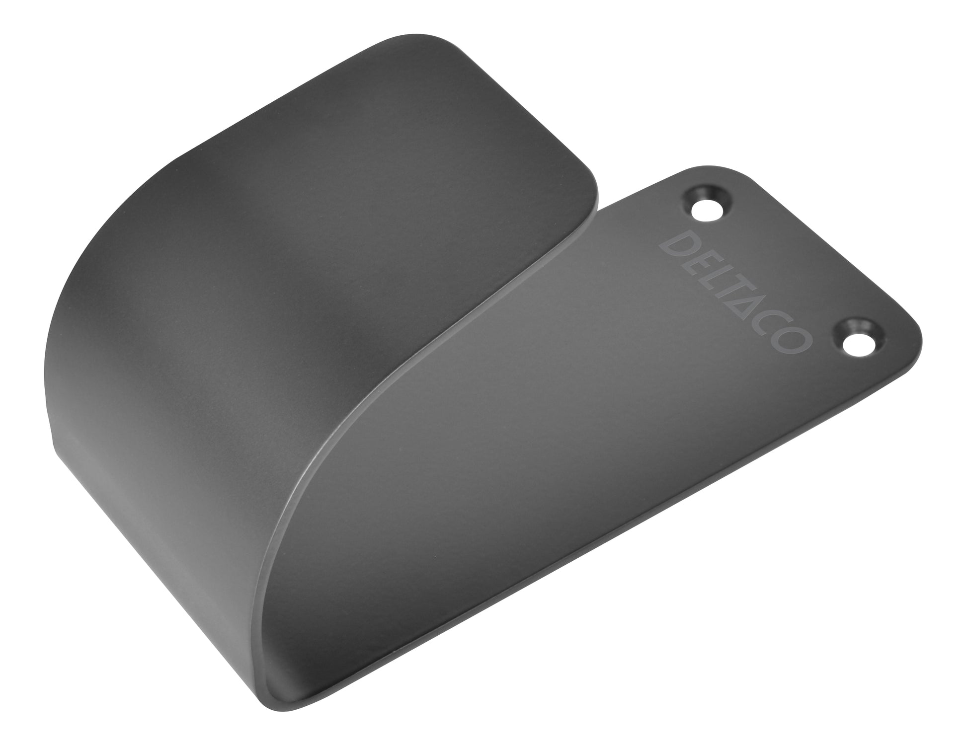 Deltaco Kabelhalter, Edelstahl SS304 – schwarz