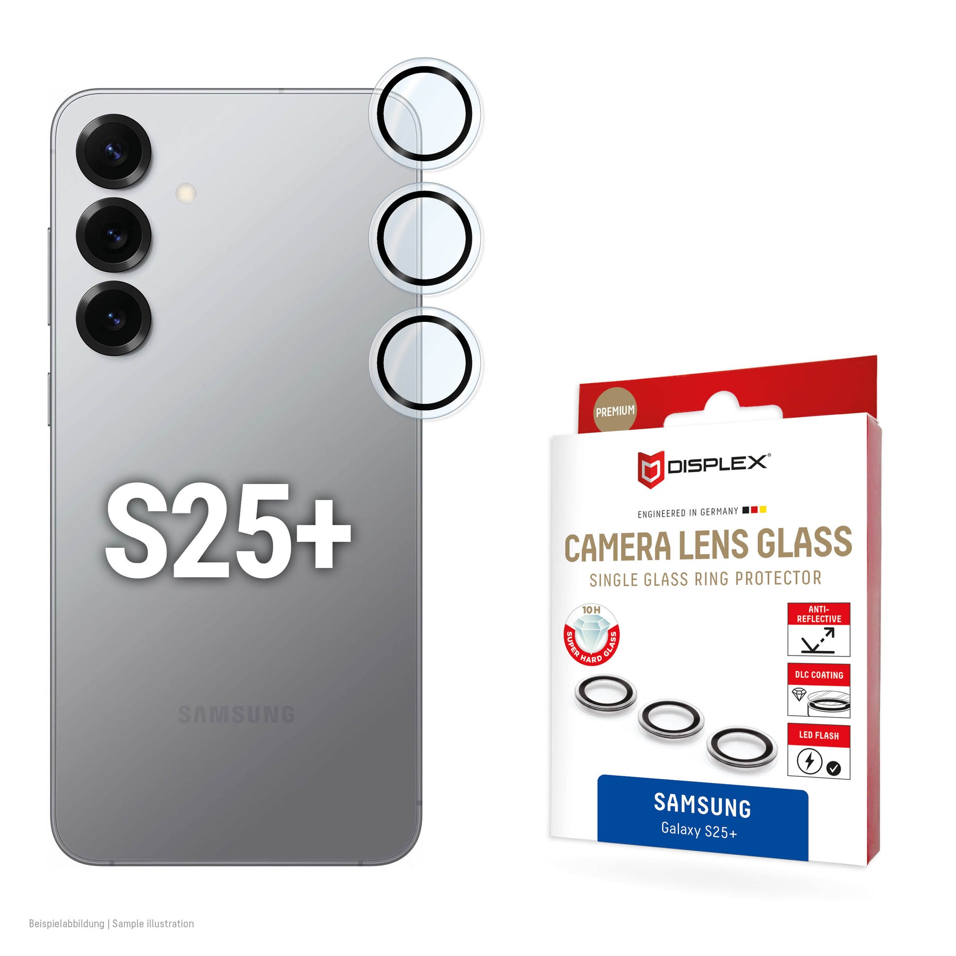 E.V.I. Displayschutz (Panzerglas), 10H – für Galaxy S25+