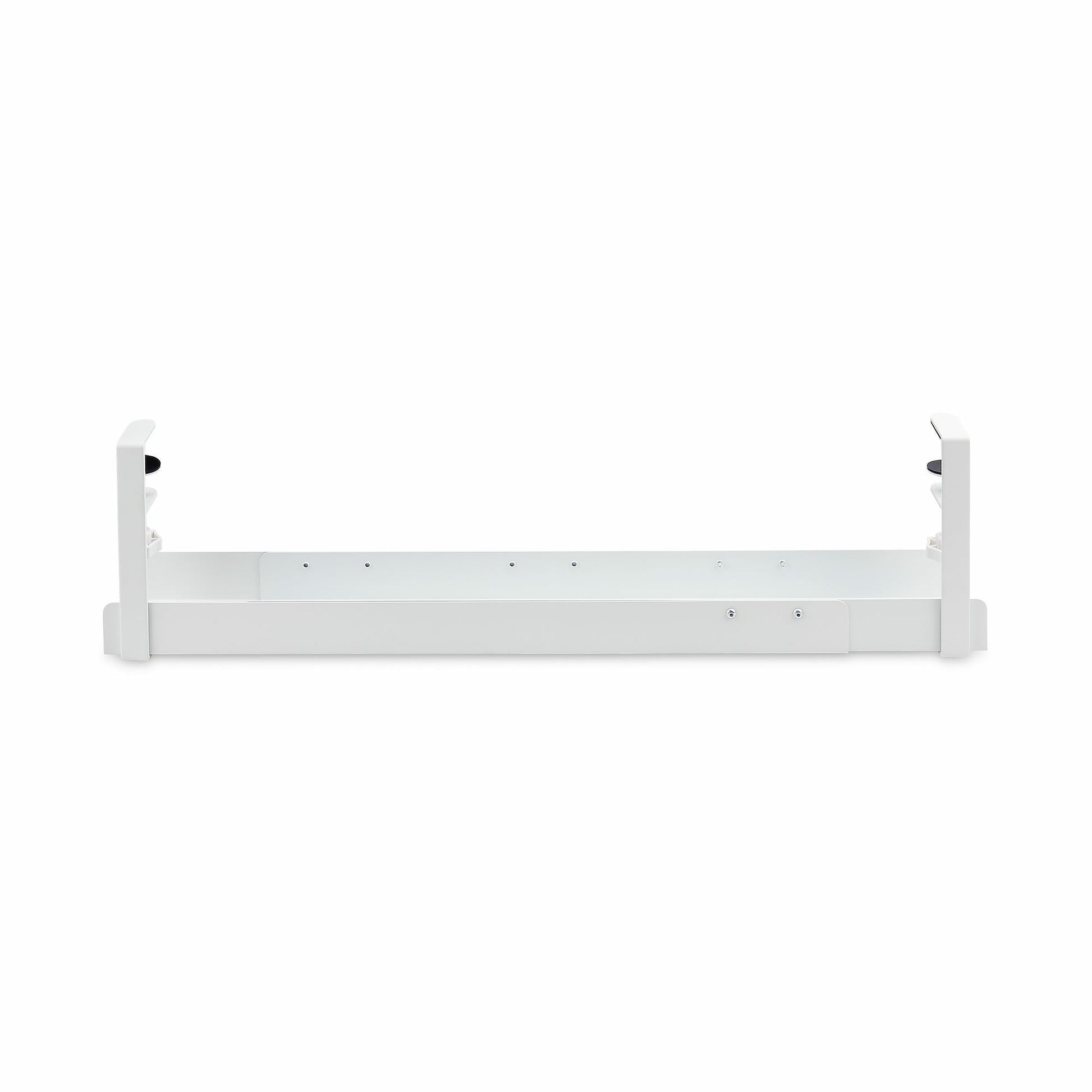 StarTech.com Untertisch-Kabelwanne – 105 × 120 × 207 mm – Stahl – Weiss, ohne Bohren, 1 Stk.