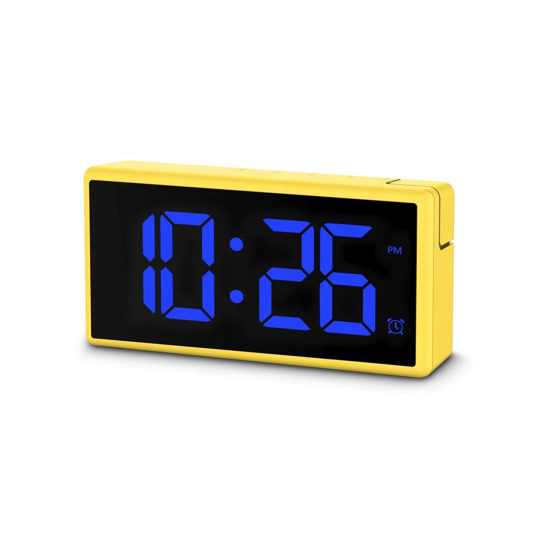 Hama Digitalwecker – Snooze, USB, 15 × 7,5 × 3,4 cm, Gelb