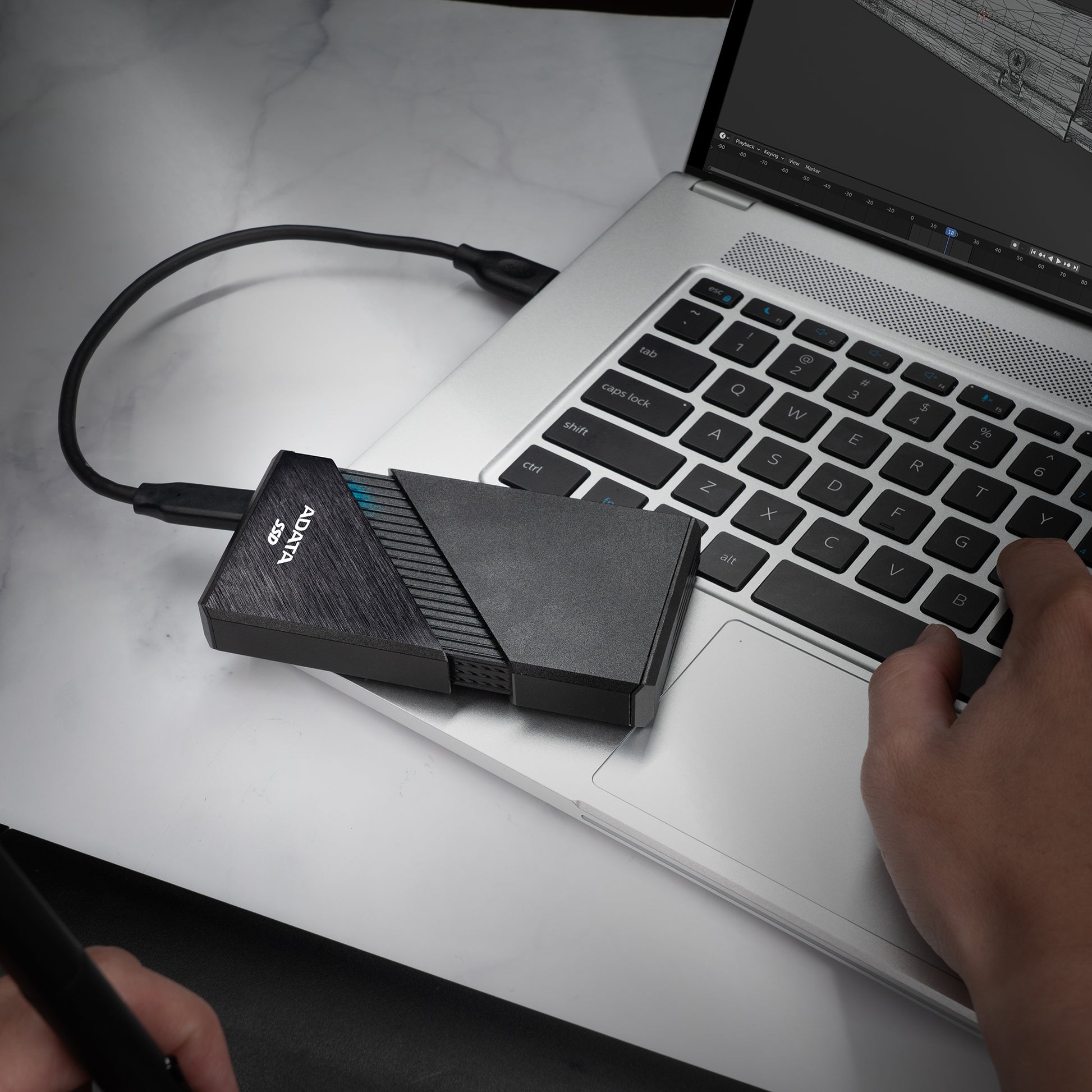 ADATA SE920 Speichergerät – 1 TB, USB4, Thunderbolt 4