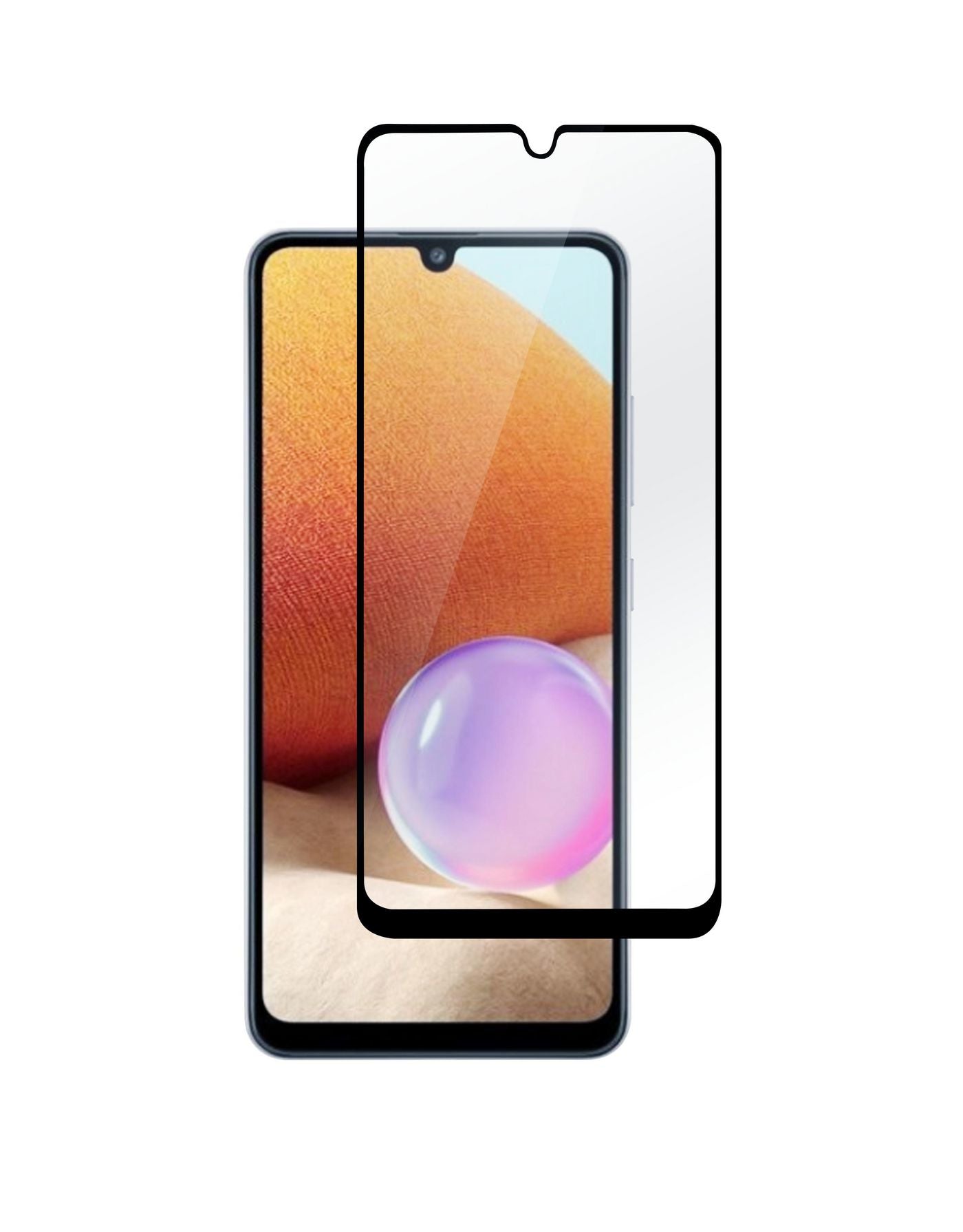 eSTUFF Displayschutz (Panzerglas), Full Cover – für Galaxy A32