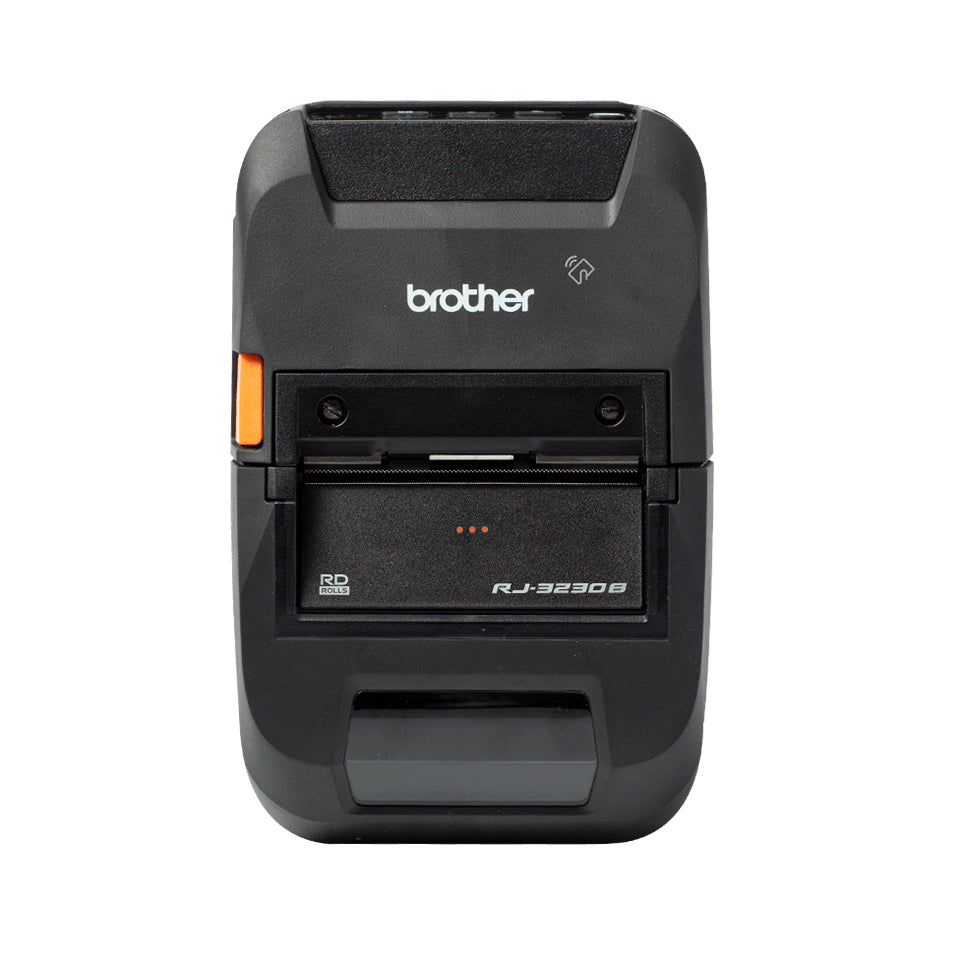 Brother RJ3230BL – Etikettendrucker, Thermodirekt, WLAN, Bluetooth, 203 dpi, 127 mm/s, für Etiketten bis 72 mm