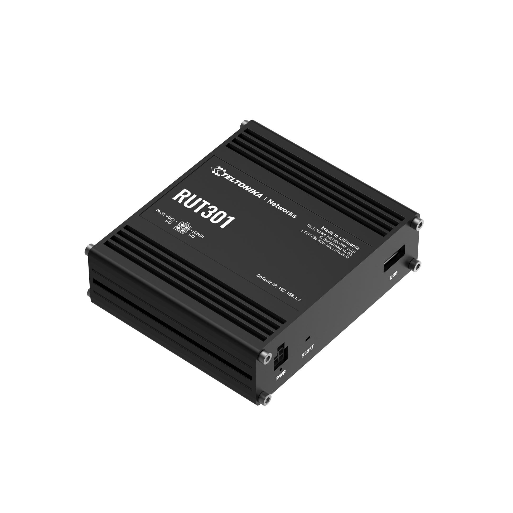 Teltonika RUT301 VPN-Router – Ethernet-WAN, 5× 10/100 Mbit/s, 1× USB 2.0