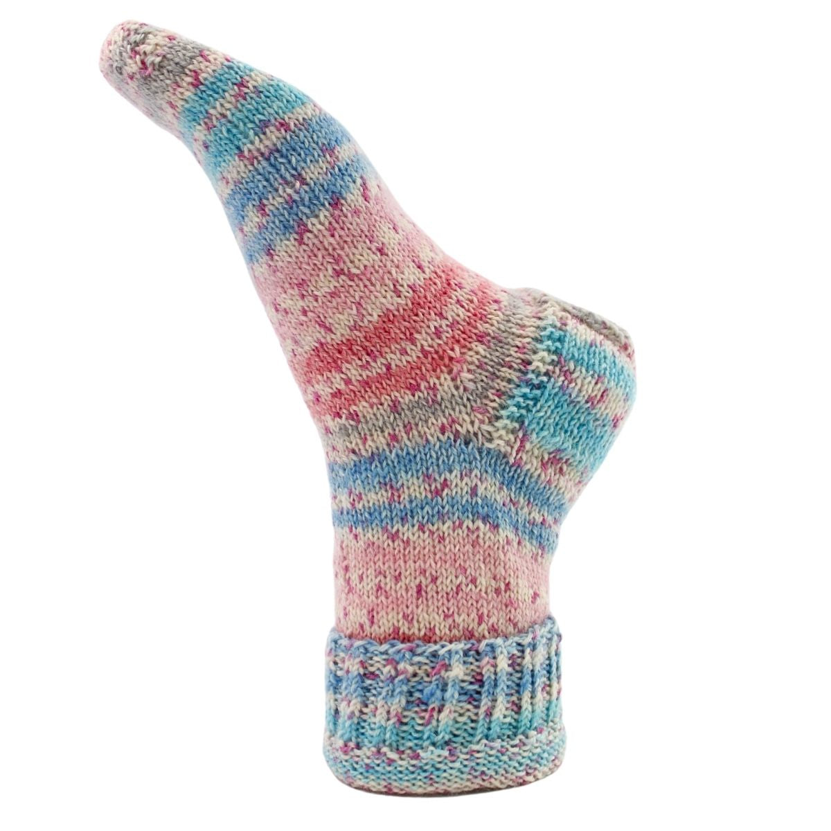 myBoshi mysocks Merino Tulpe Garn Rosa – 100 g, 420 m, Nadel 3 mm, 75% Schurwolle/25% Polyamid, 1 Stk.