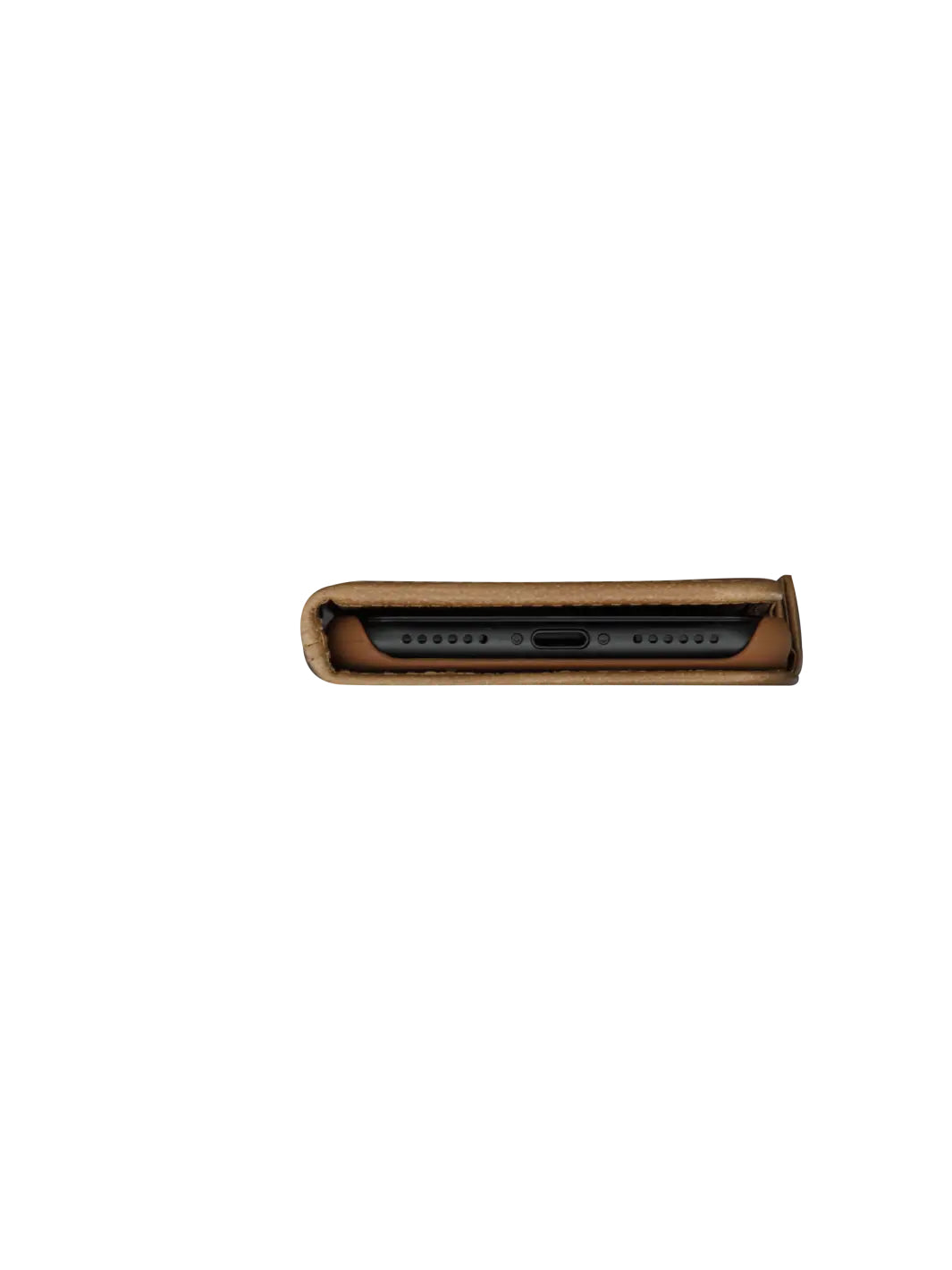 dbramante1928 Copenhagen Wallethülle – für Apple iPhone SE/8/7, mit Ständer, 3 Kartenfächer, Leder, Beige